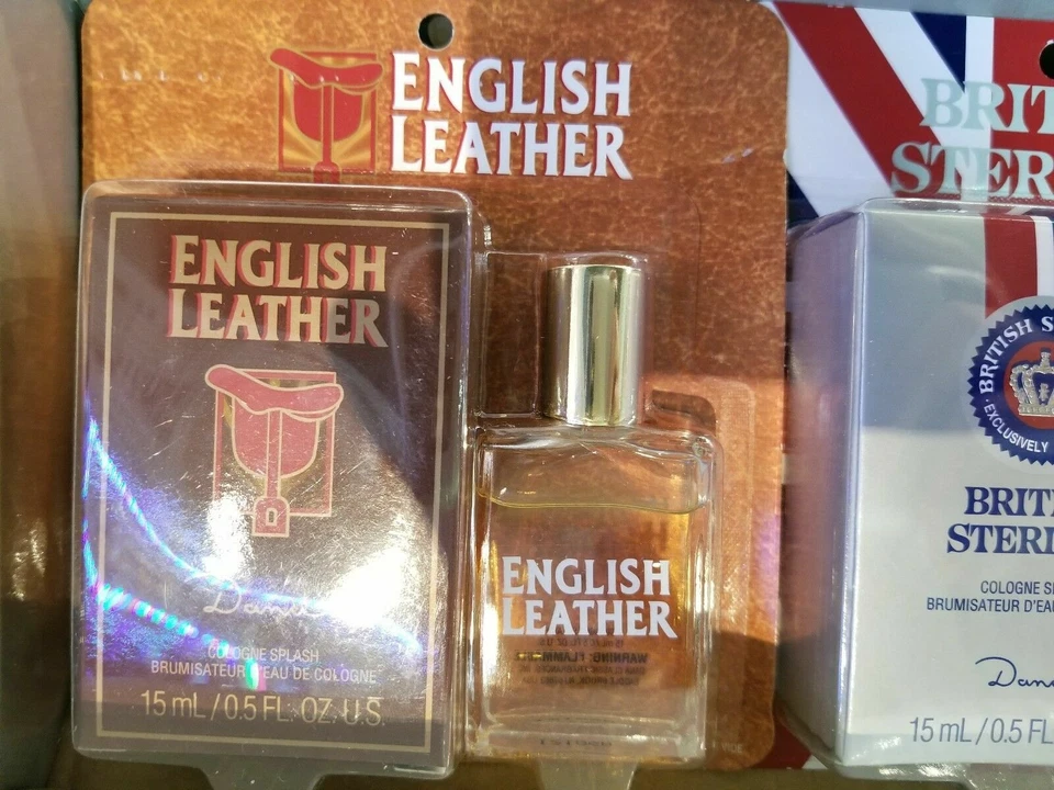 Sterling CANOE Cuero Inglés AZUL MARINO .5 0.5 oz / 15 ml Colonia Splash por Dana NUEVO Foto 3 de 4