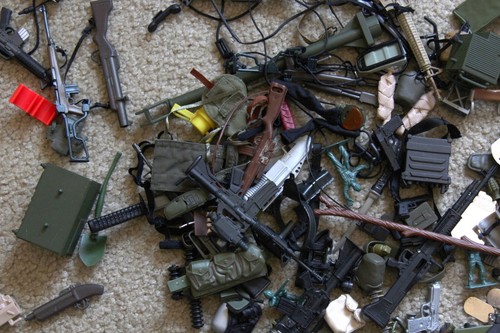 Vintage 90s GI Joe 12” Accessories Weapons Lot - Picture 8 of 9