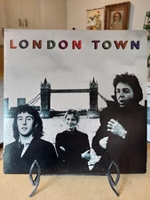 Wings London Town LP 1978 Capitol SW-11777 Paul McCartney w/ Poster Vinyl Record