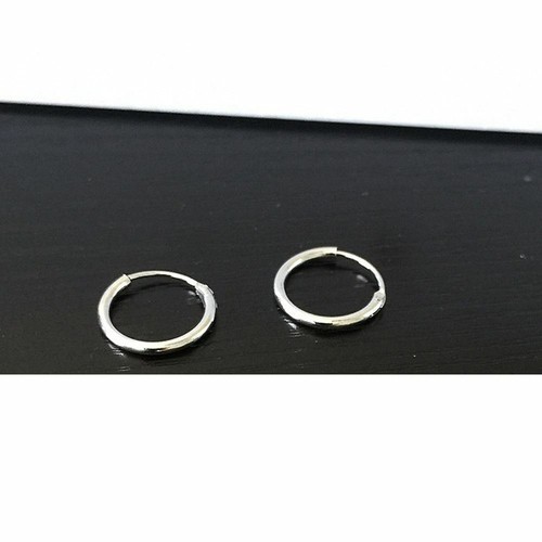 Kpop Korean Idol Boys Group Alloy Push Back Circle Punk Small Hoop Man Earrings - Picture 9 of 9