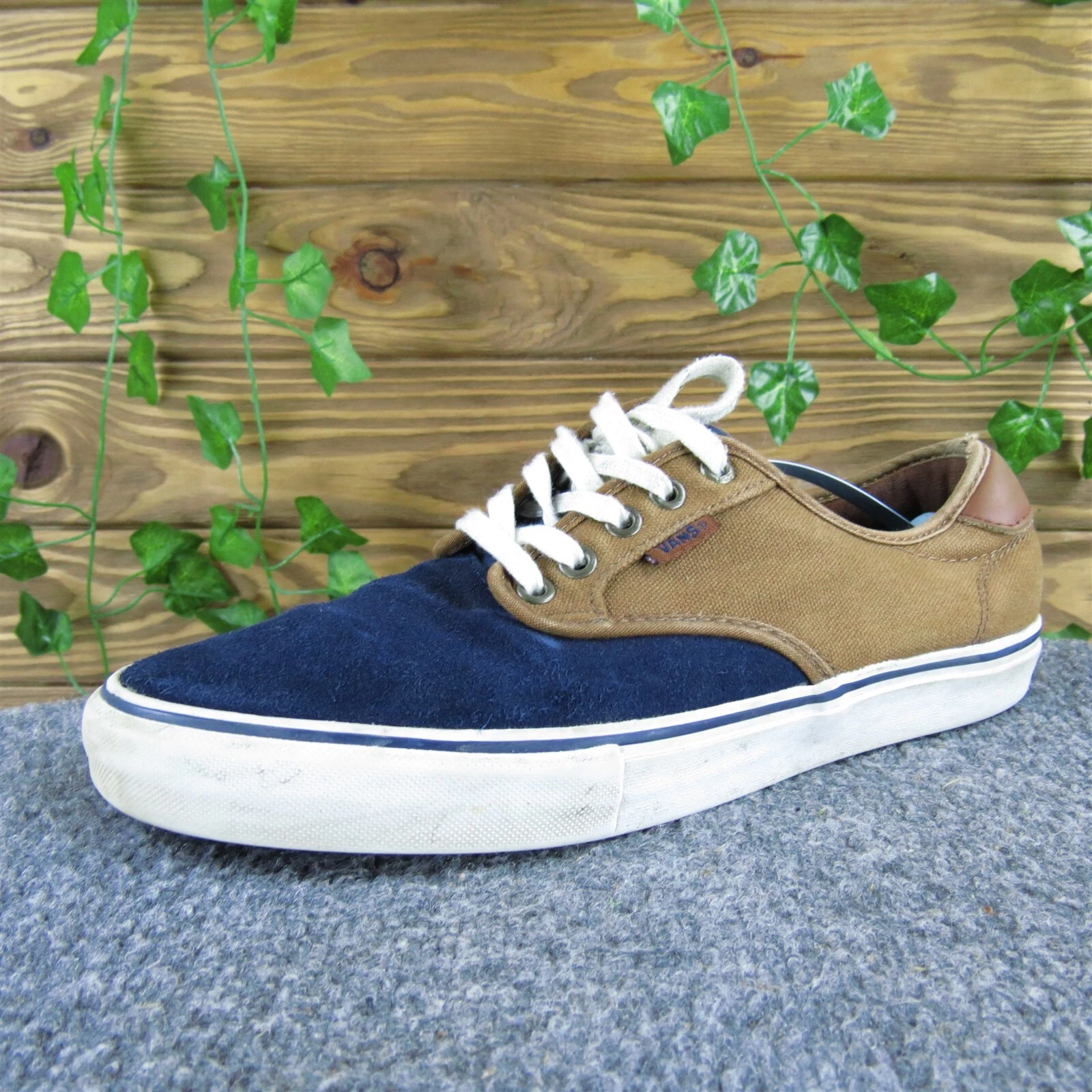 VANS Sneaker Skateboard Uomo Pelle Blu Taglia 9 Medium Usate 2025