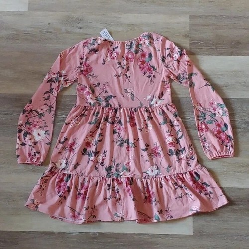 NWT Children's Place Girls Floral Long Sleeve Dress Size XL (14) - Picture 4 of 7