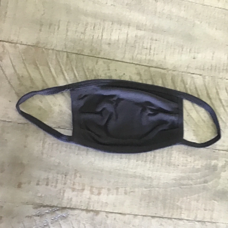 Caja de 500 mascarillas faciales negras de algodón suave de doble capa de tela reutilizable lavable Foto 2 de 4