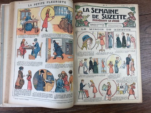 LA SEMAINE DE SUZETTE Reliure éditeur 1915 (Février à Juillet) Bel état - Picture 8 of 10