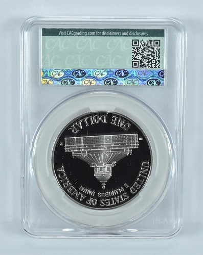 2000-P Library Of Congress Commemorative Silver Dollar PR69 DCAM CAC - Picture 2 of 5