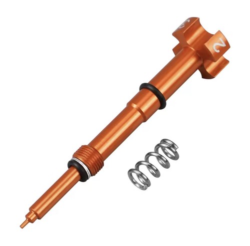 Vite Regolazione Aria Carburatore Kehinin FCR in Ergal Arancione Rosso Blu Moto - Foto 7 di 9