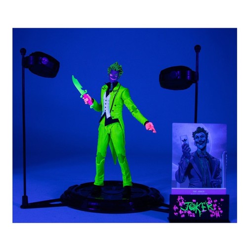 DC Multiverse The Joker Infinite Frontier Black Light Gold Label 7-Inch SDCC 23 - Picture 7 of 8