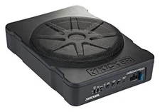 Kicker 51HS10 10" Hideaway Under-Seat Powered Car Subwoofer Compact Sub HS10