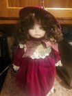 Kingstate Girl in Red Bonnet Porcelain Doll — photo 7