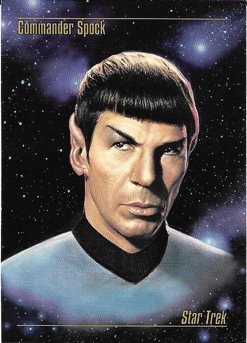 Commander Spock - 1993 Skybox Star Trek Master Series card #2