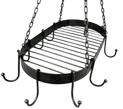 Schmiedeeisen Küchen Regal Küchenkrone Kräuterkrone Metall Hängeregal