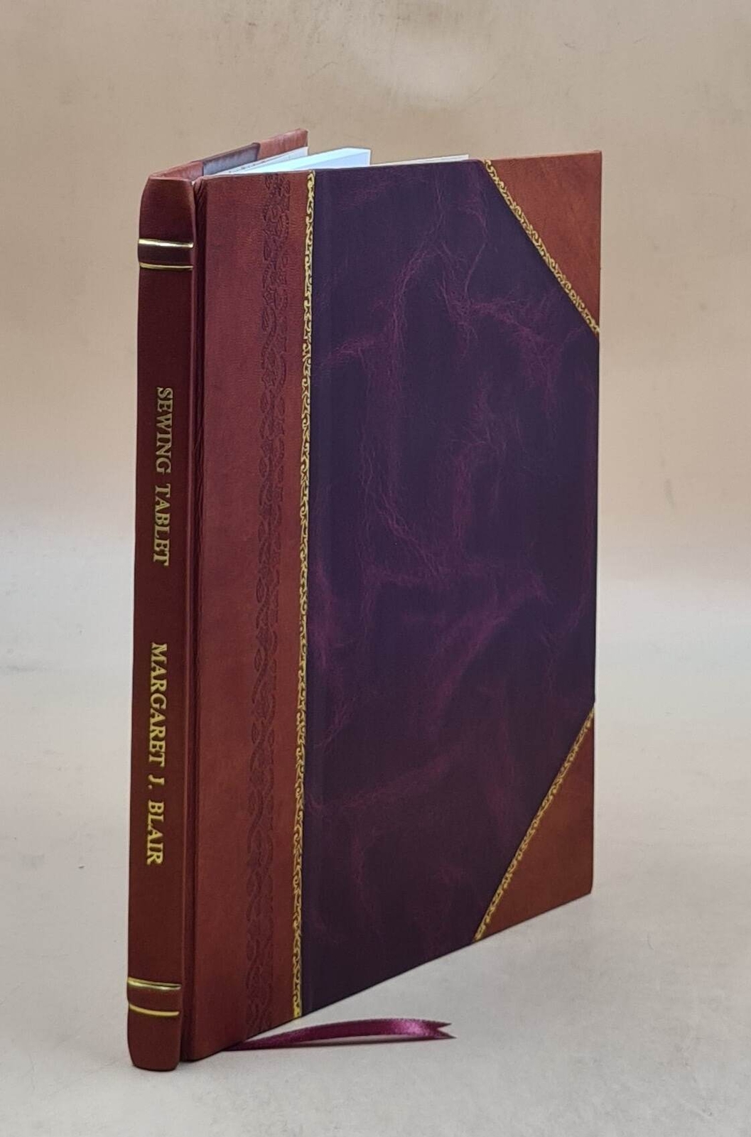 Leather Bound Graded Sewing Course Tablet – Practical & New