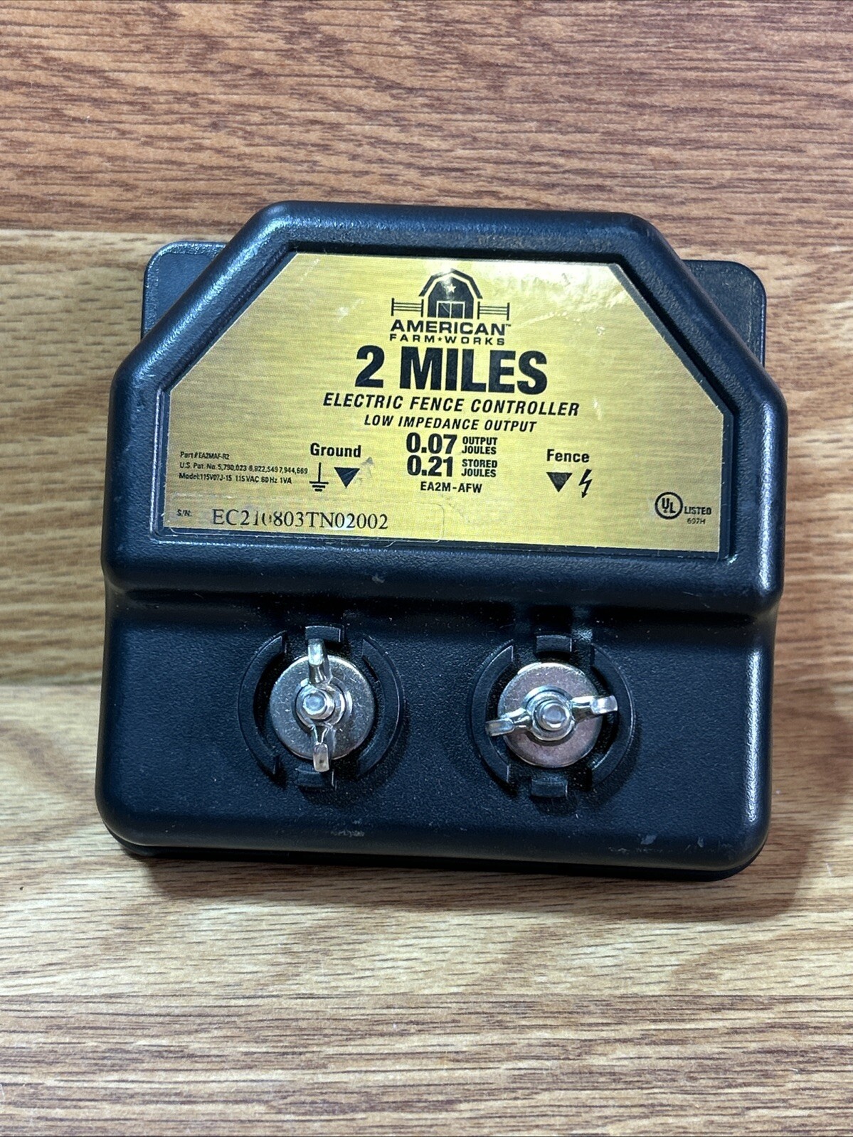 American Farm Works 2 Mile AC Low Impedance Energized Electric Fence Controller