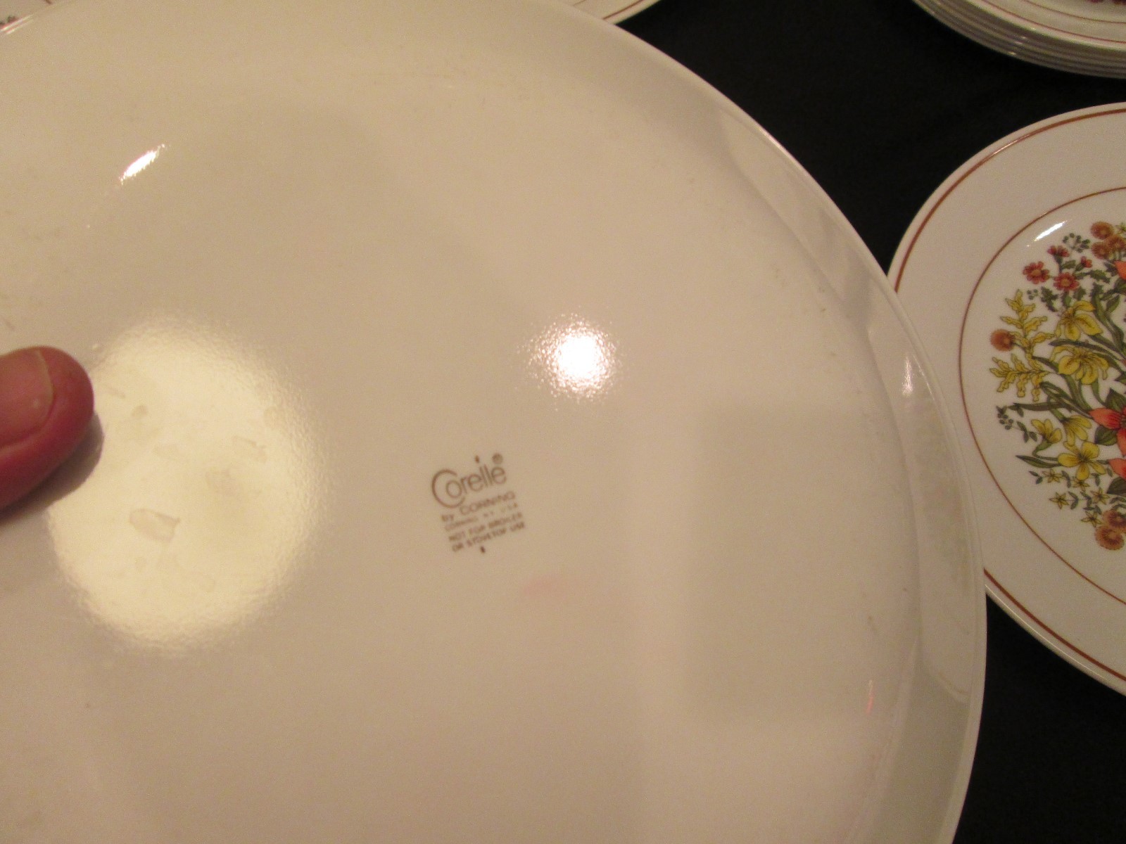 24 pcs SET Corelle INDIAN SUMMER Dinner Lunch Plates Cups Saucers Orange Yellow