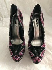 Black, Red  Silver Gorgeous High Heels for Party, Performances, Etc.