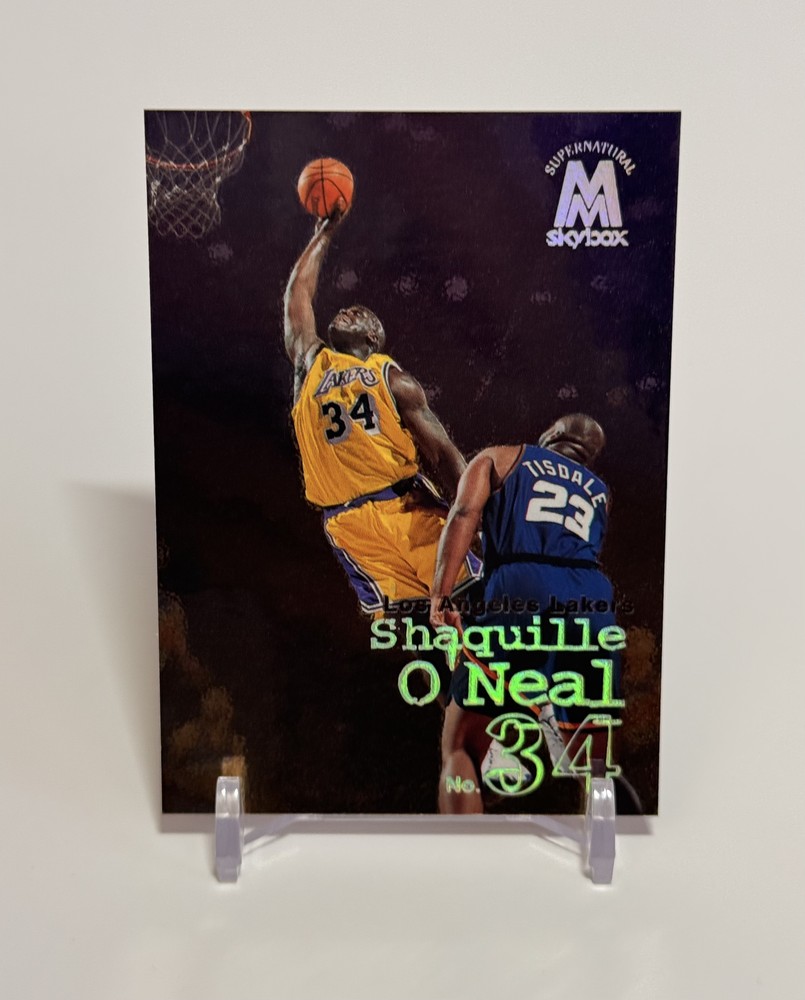 Shaquille O'Neal 1998-99 Skybox Metal Supernatural #145 Los Angeles Lakers