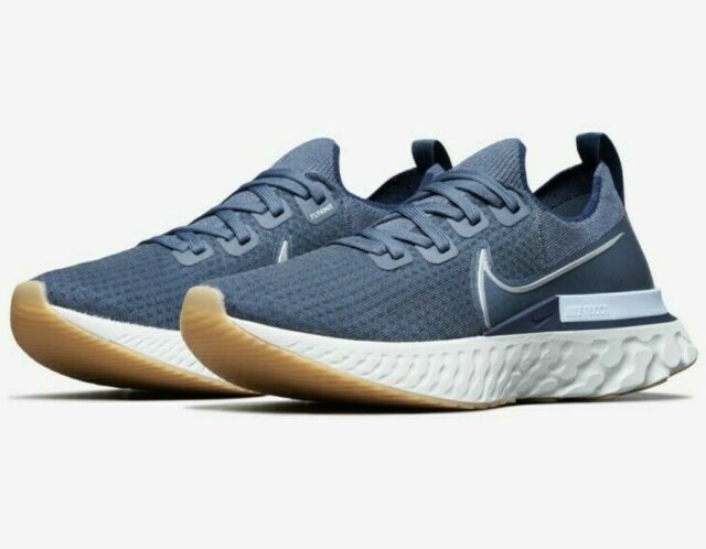 nike react infinity run flyknit blue fox