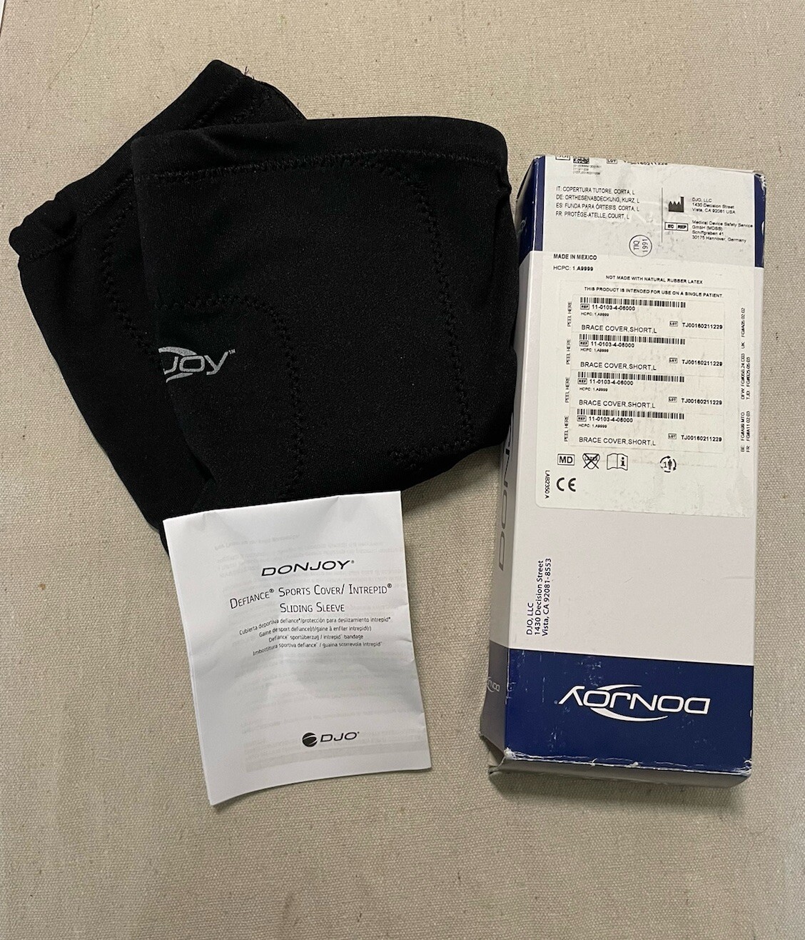 DonJoy Sports Knee Brace Cover, Large Short / Ski Length (18") eBay