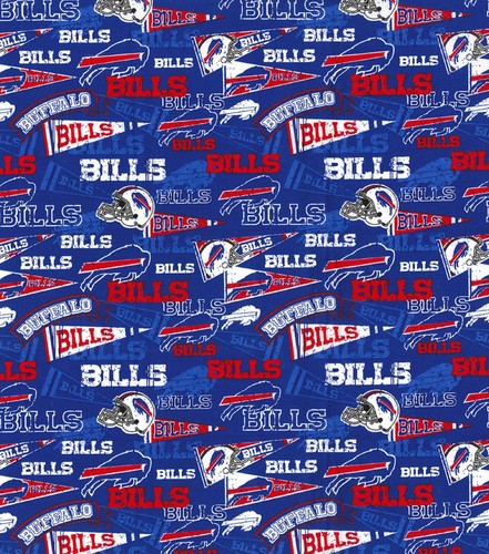 NFL BUFFALO BILLS Hair Scrunchie Tie Ponytail Holder Scrunchies by Sherry - Picture 6 of 7