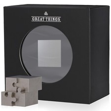 1" Wire EDM Puzzle Cube - High Precision Stainless Steel Machining,