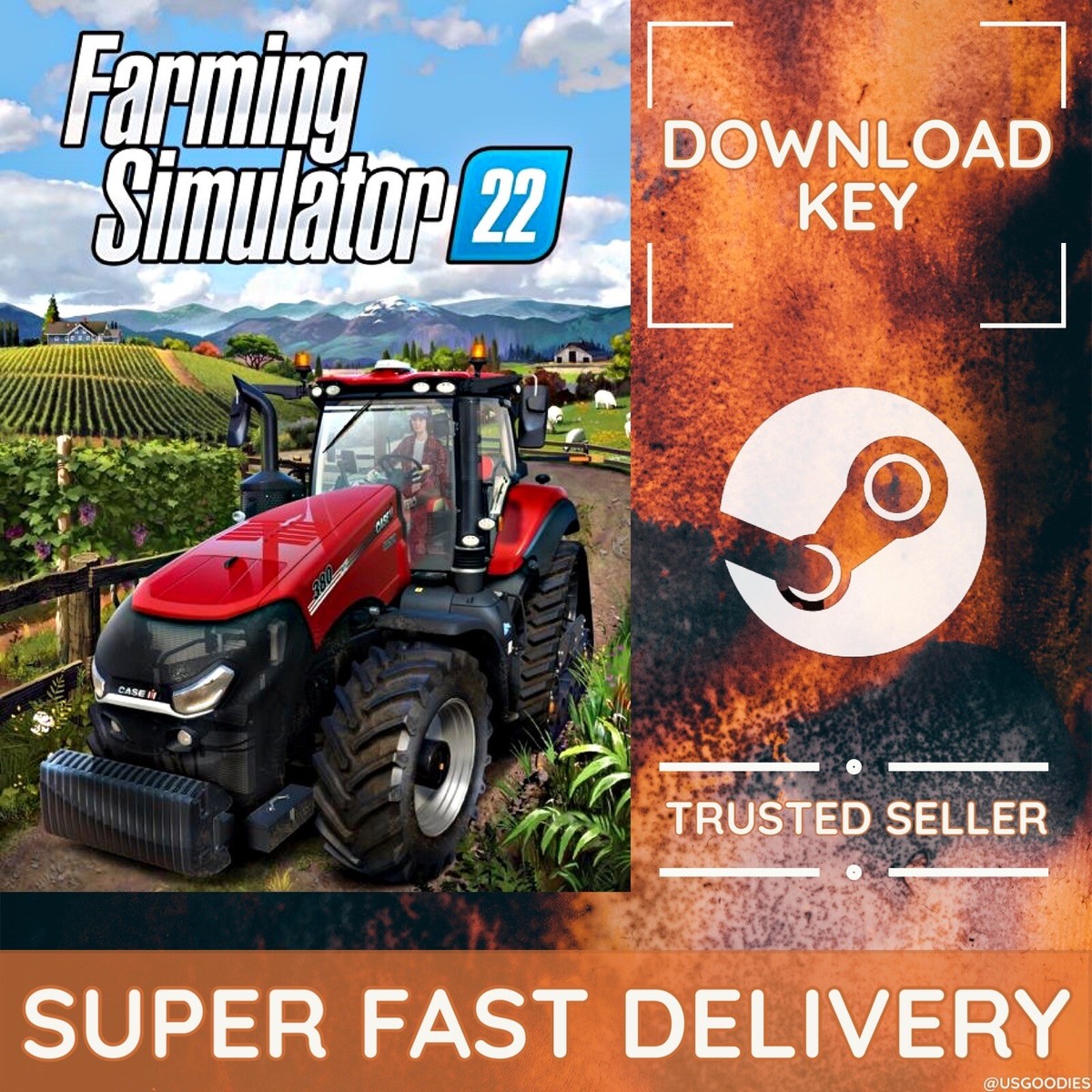 Farming Simulator 22 [2021] PC GAME STEAM ACTIVATION 🔑 🚀 UK