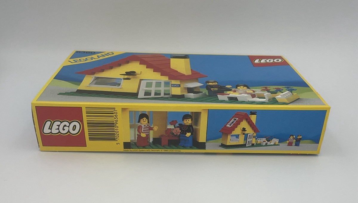 LEGO 6360 Legoland Classic Town Weekend Cottage House from 1986