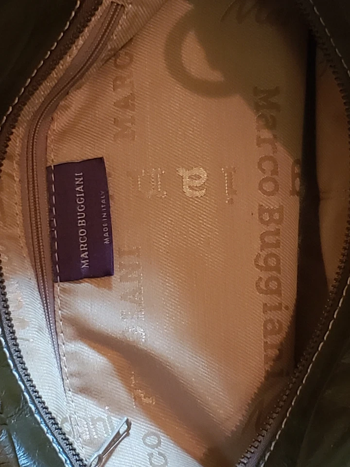 Bolso de Mano Marco Buggiani Cuero Multicolor, TOTALMENTE NUEVO, Hecho en Italia Foto 3 de 4