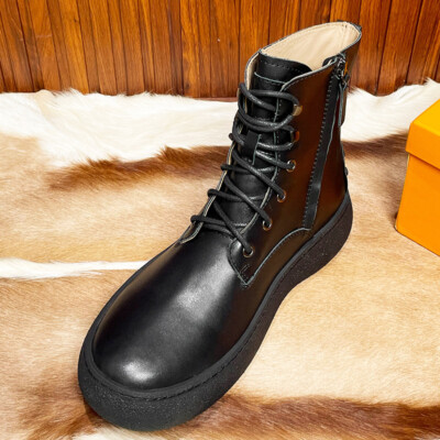 Tod's Women's Mid-top Leather Breathable Platform Ankle Boots