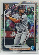 2024 Bowman Mega Box Luis Matos Giants #12 RC Rookie