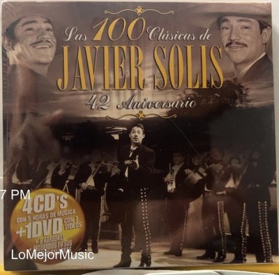 Rare No Longer Made 4CD+dvd Las 100 clasicas de Javier Solis 42 aniversario NEW