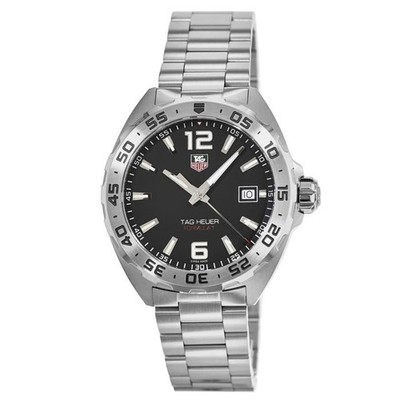 New Tag Heuer Formula 1 Quartz Black Dial Stainless Men's Watch WAZ1112.BA0875