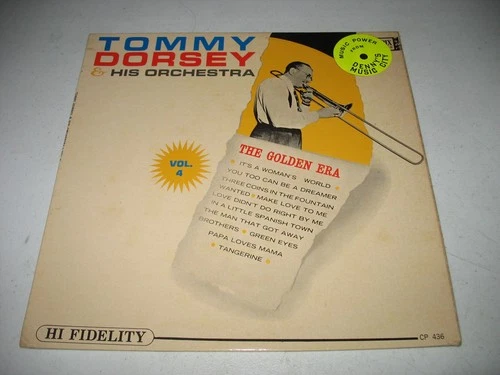 Tommy Dorsey THe Golden Era Vol 4 Colpix Records CP-436 VG+ Mono LP 1962