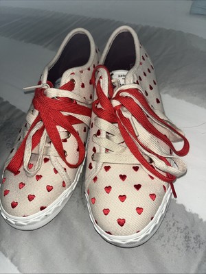 Kate Spade New York Vale Sneakers 9.5 Beautiful Hearts New