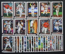 2025 Topps Atlanta Braves Team Set with Update Drake Baldwin Rookie