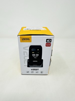 UNIWA V202T 4G Unlocked Flip Cell Phone for Senior w/Speed Talk SIM Card SOS