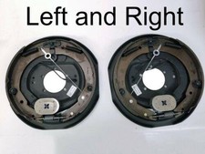 Pair Of Trailer Backing Plate Brakes Electric 12 Self Adjust 7000 Left Right Pair Of Trailer Backing Plate Brakes Electric 12 Self Adjust 7000 Left Right