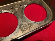 Vintage EELCO DOUBLE  GAUGE PANEL  not MOONEYES  1932 drags trog HOTROD 1958