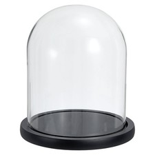 7.3"x5.9" Clear Cloche Glass Dome Glass Bell Jar Display Case Tabletop