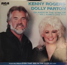 Picture Sleeve 45 Kenny Rogers & Dolly Parton - Islands In The Stream / I Will
