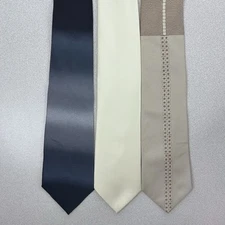 Lot of 3 Made In Italy Neck Tie, DeSantis, Vesuvio Napoli, Gianfranco Ruffini