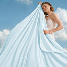 Cooling Blanket Queen 90"X90" - Double Sided Summer Blankets for Hot Sleepers -