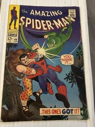 Amazing Spider-Man #49 Raw. Solid VG+. Kraven & Vulture Romita Silver Age Key