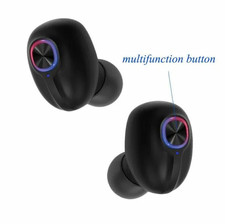 TWS Bluetooth 5.1 Earbuds Waterproof Noise Cancelling w/ Charging Case LED