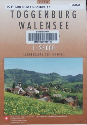 Toggenburg-Walensee. Landeskarte der Schweiz = Carte nationale de la Sui 2518395
