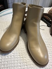 Michael Kors Taupe Leather Upper Slip On Chel...