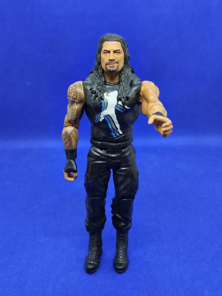 Roman Reigns WWE Wrestling Figurine Mattel 2017 18 cm - Photo 1/4