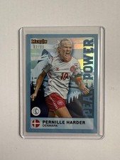 2025 Merlin UEFA Women's Euro #NNO Pernille Harder Peak Power Blue #/99