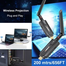 5G 200M Wireless HDMI Video Transmitter and Receiver PC to TV Display Adapter