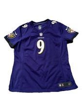 Nike Women's Baltimore Ravens Justin Tucker Purple Game Jersey Size XL