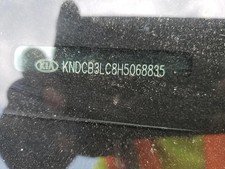 Driver Headlight VIN C 8th Digit Hev Halogen Fits 17-19 NIRO 21275